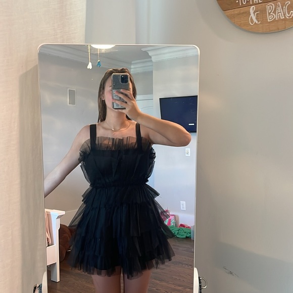 VESTIQUE BLACK TOOL DRESS - Picture 6 of 10